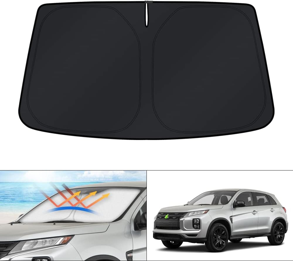 KUST Windshield Sun Shade for 2016 2017 2018 2019 2020 2021 2022 BMW X1 F48 Accessories Custom Fit Sunshade Foldable Window Sun Visor Protector Blocks UV Rays Keep Your Car Cooler