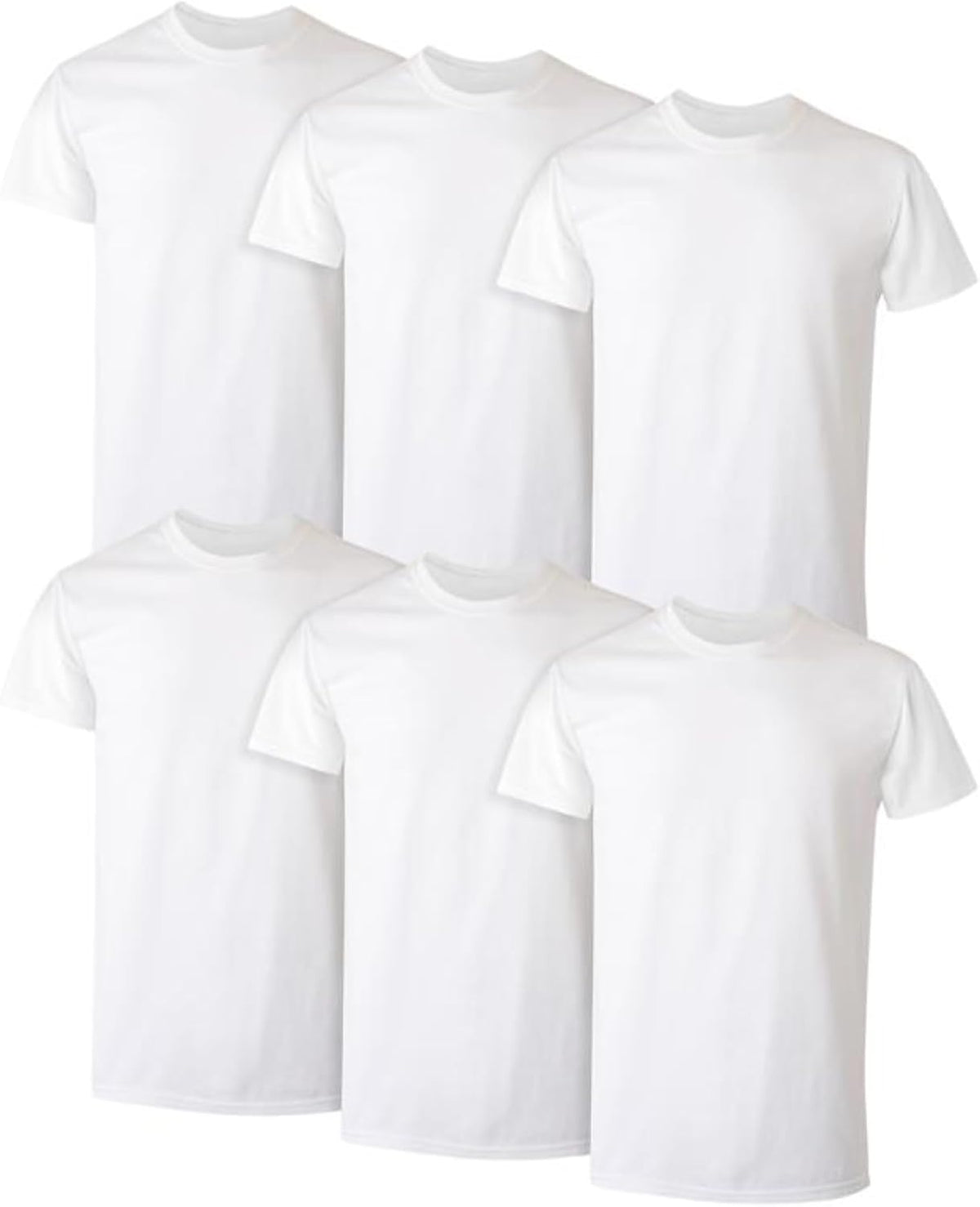 Hanes Men's Undershirt Packs, Stay-Tucked Soft Cotton Undershirts, Best Undershirts for Men, White/Black/Asstd Multipacks