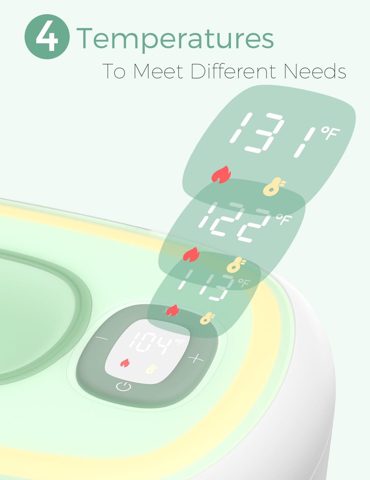 Momcozy Baby Wipe Warmer, Innovative Spring Design,Large Capacity Dispenser