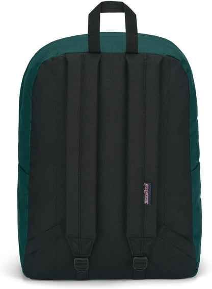 JanSport SuperBreak One Backpack - Durable, Lightweight Bookbag with 1 Main Compartment, Front Utility Pocket with Built-in Organizer - Premium Backpack, Bad Bows