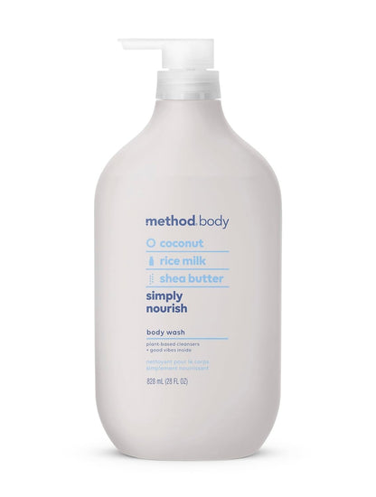 Method Body Wash, Island Mist-Leaves Skin Feeling Soft & Moisturized, Made Without Parabens, Notes of Hibiscus, Mango Nectar & Passion Fruit, 28 fl oz