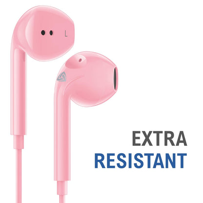 LUDOS Zenith USB C Headphones for iPhone 17 16 15 Pro Max Plus Air iPad Pro Air, 5 Years Warranty, USB-C Earbuds for Samsung Galaxy S24 S23 Ultra S22 S21 S20 A55 A54 A53, USB Type C Earphones - White