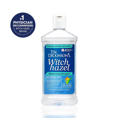 T.N. Dickinson's Witch Hazel Moisturizing Astringent | Alcohol Free | 16 Oz