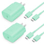 GUUSMART Type C Charger 2-Pack 25W Long 6ft USB C Charger Cable