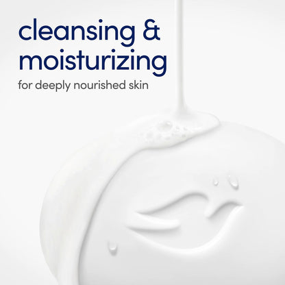 Dove Beauty Bar Soap Original 8 Count for Soft, Smooth Skin, with 1/4 Moisturizing Cream 3.75 oz | Moisturizing beauty bar with ¼ moisturizing cream for soft, smooth skin on face, body and hands