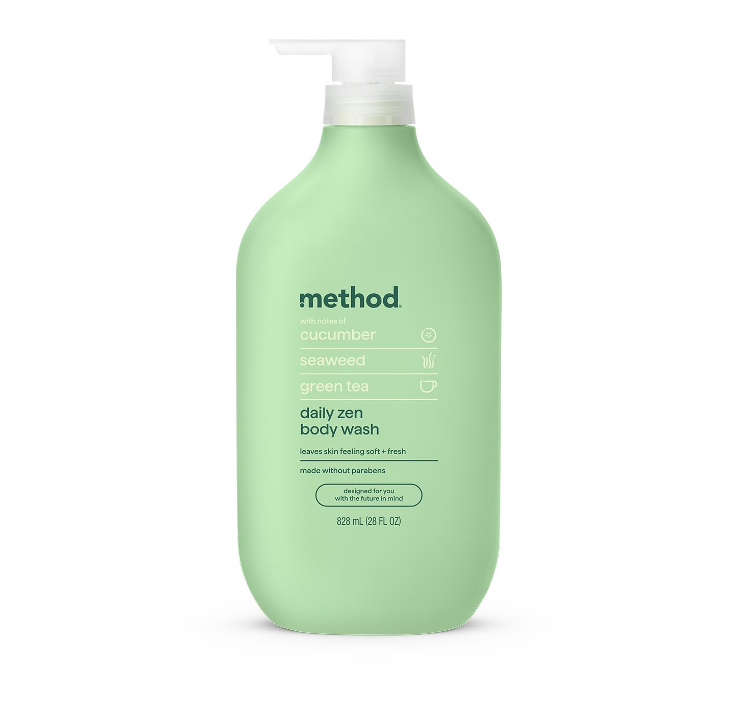 Method Body Wash, Island Mist-Leaves Skin Feeling Soft & Moisturized, Made Without Parabens, Notes of Hibiscus, Mango Nectar & Passion Fruit, 28 fl oz