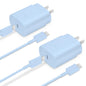 GUUSMART Type C Charger 2-Pack 25W Long 6ft USB C Charger Cable