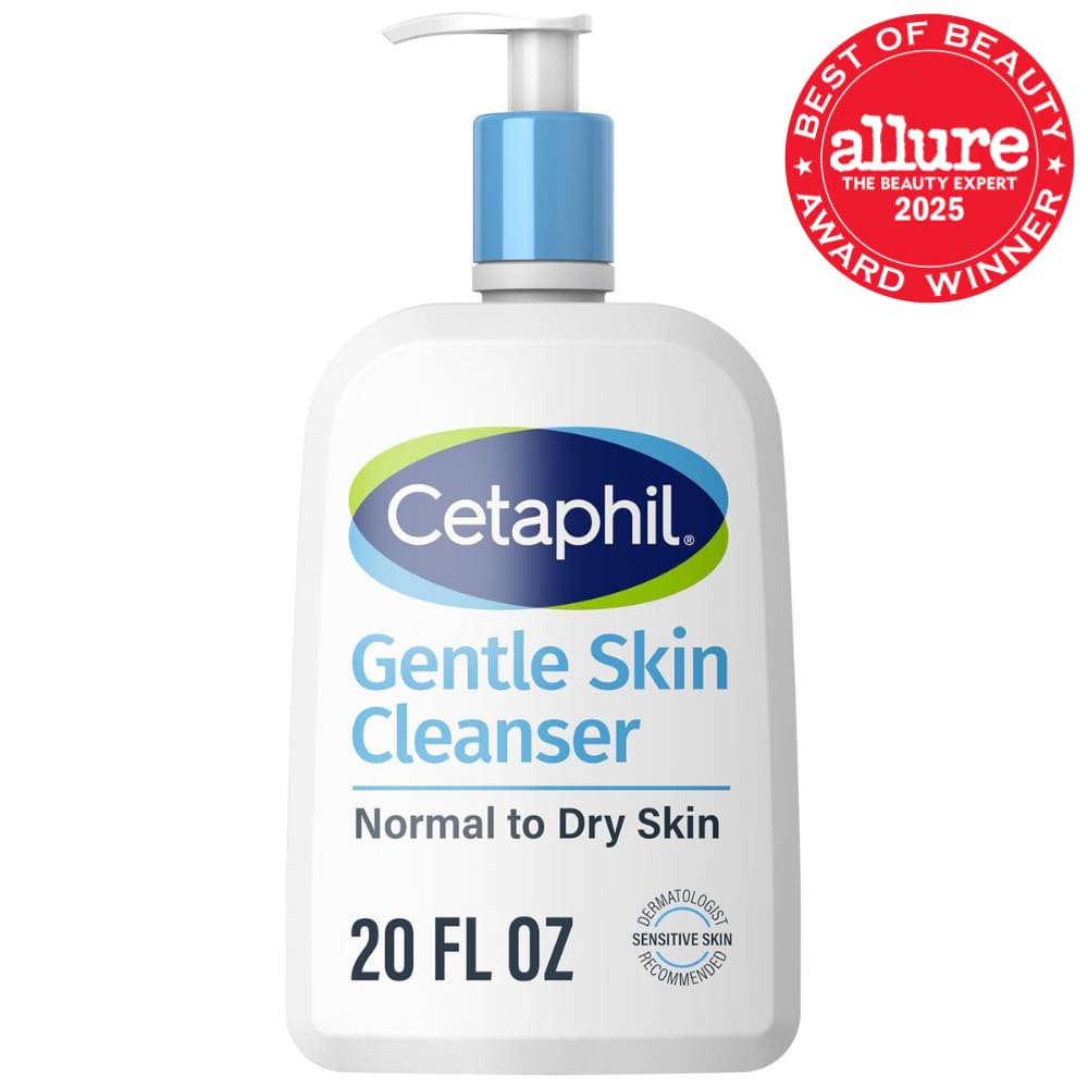 Cetaphil Gentle Cleanser, Hydrating Face Wash, Sensitive Skin, 20oz