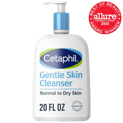Cetaphil Gentle Cleanser, Hydrating Face Wash, Sensitive Skin, 20oz