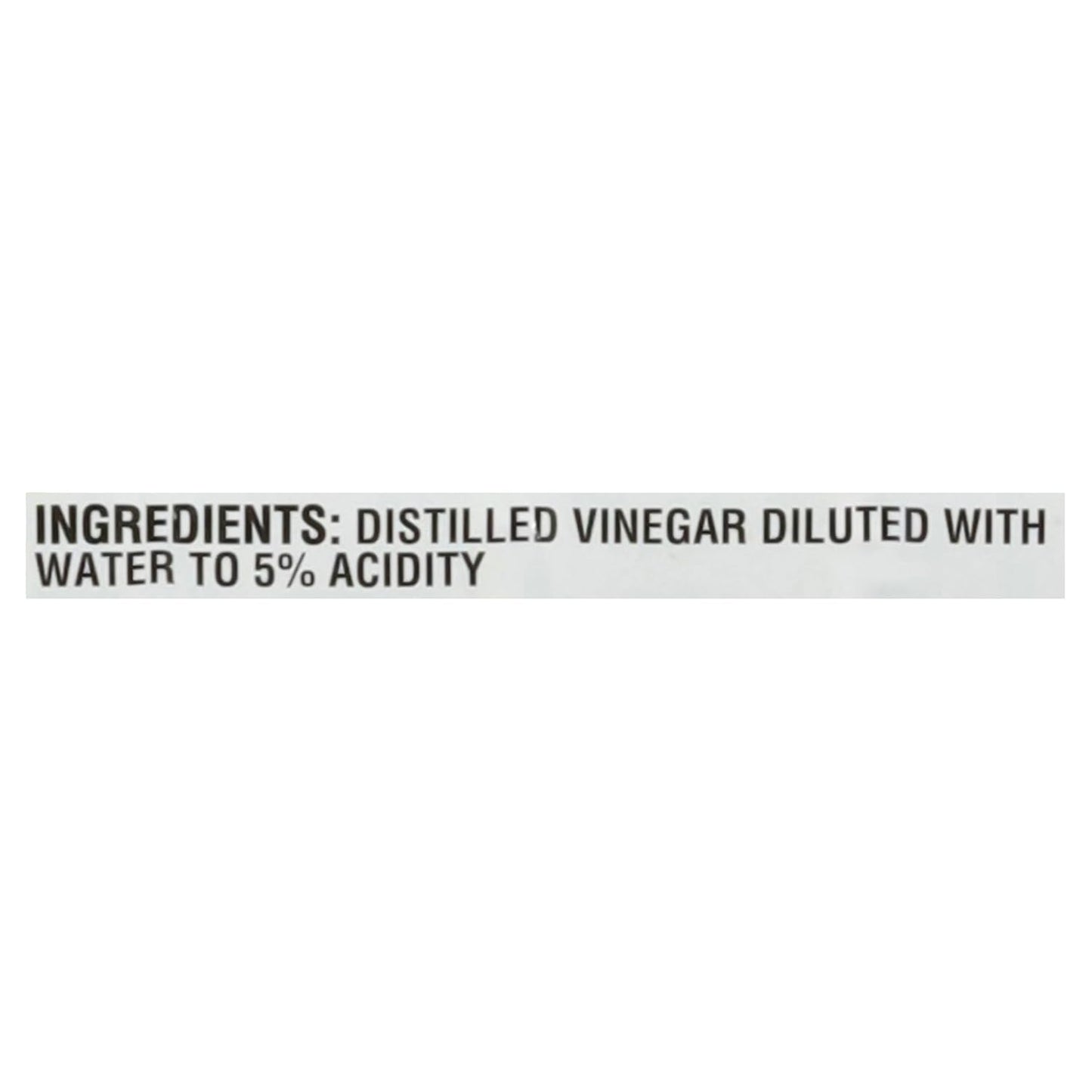 Iberia All Natural Distilled White Vinegar, 1 Gallon - 5% Acidity