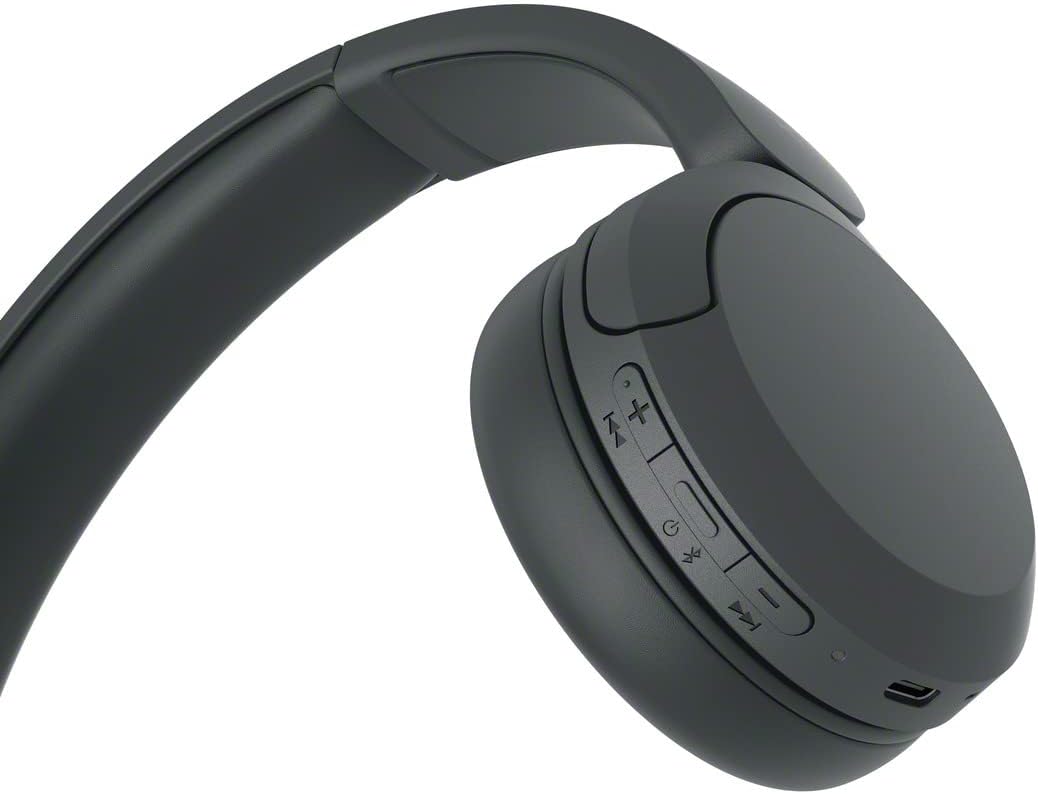 Sony WH-CH520 Wireless On-Ear Bluetooth Headphones with Microphone, Black