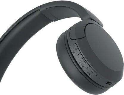 Sony WH-CH520 Wireless On-Ear Bluetooth Headphones with Microphone, Black