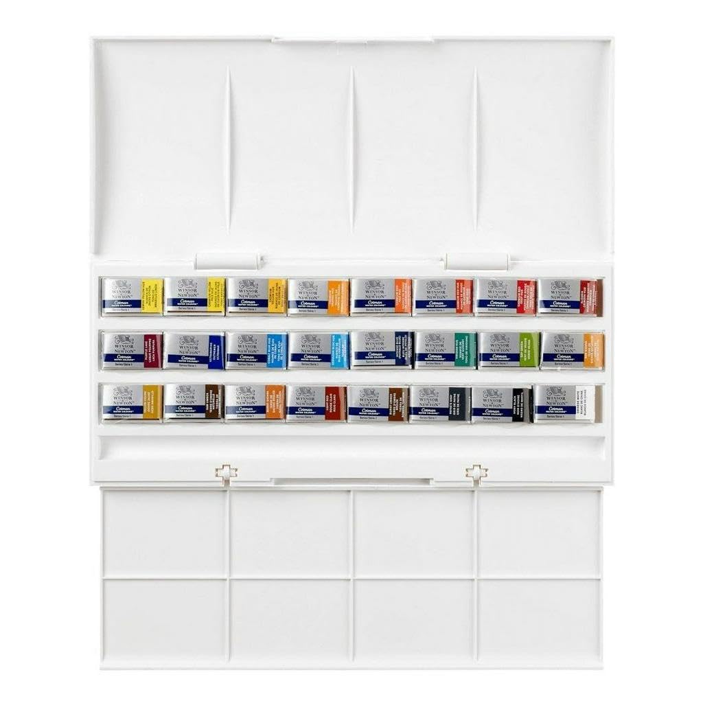 Winsor & Newton Cotman Watercolor Paint Set, Sketchers' Pocket Set
