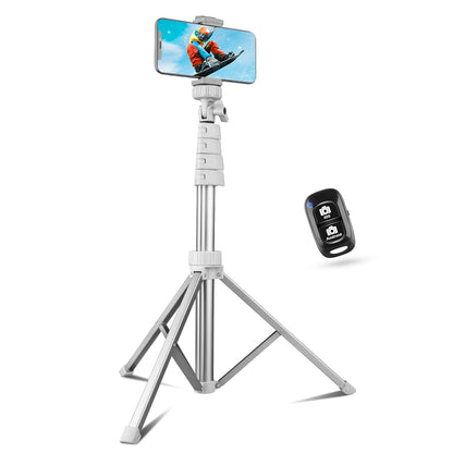 SENSYNE 72" Phone Tripod, Extendable Cell Phone Tripod Stand, Selfie Stick with Wireless Remote and Phone Holder, Compatible with iPhone Android Phone, Camera