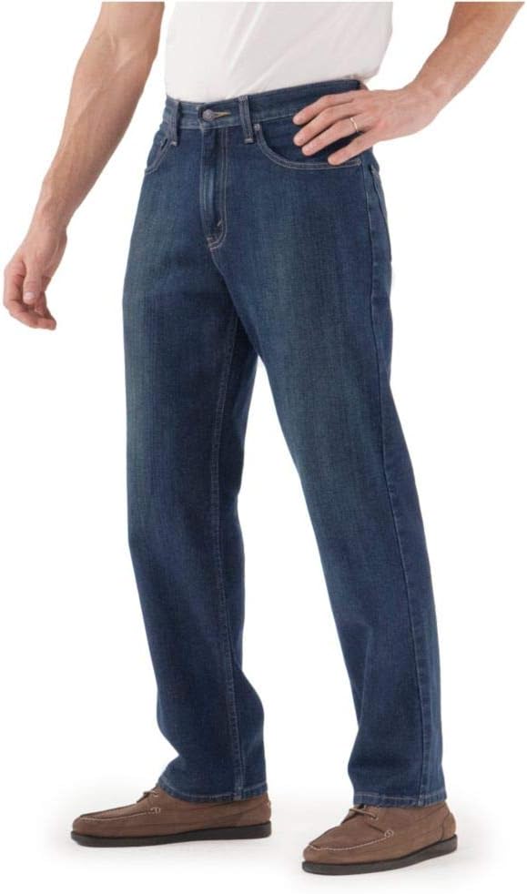 Levi Strauss Signature Gold Men's Relaxed Fit Flex Waistband Jeans