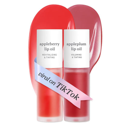 NOONI Korean Lip Oil - Applepeony - pH Color-Changing Plumping Lip Gloss