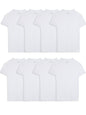 Fruit of The Loom Men's Crew Tee Undershirts, Moisture Wicking & Tag Free, Also Available in Big & Tall