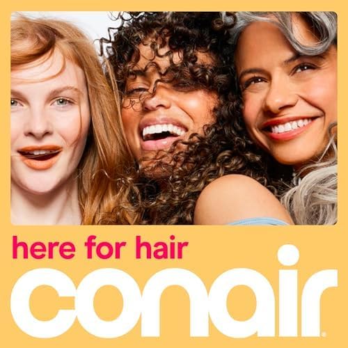 Conair Curling Iron, Double Ceramic, 1" Barrel, White/Rose Gold