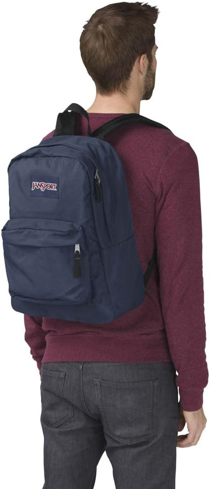 JanSport SuperBreak One Backpack - Durable, Lightweight Bookbag with 1 Main Compartment, Front Utility Pocket with Built-in Organizer - Premium Backpack, Bad Bows