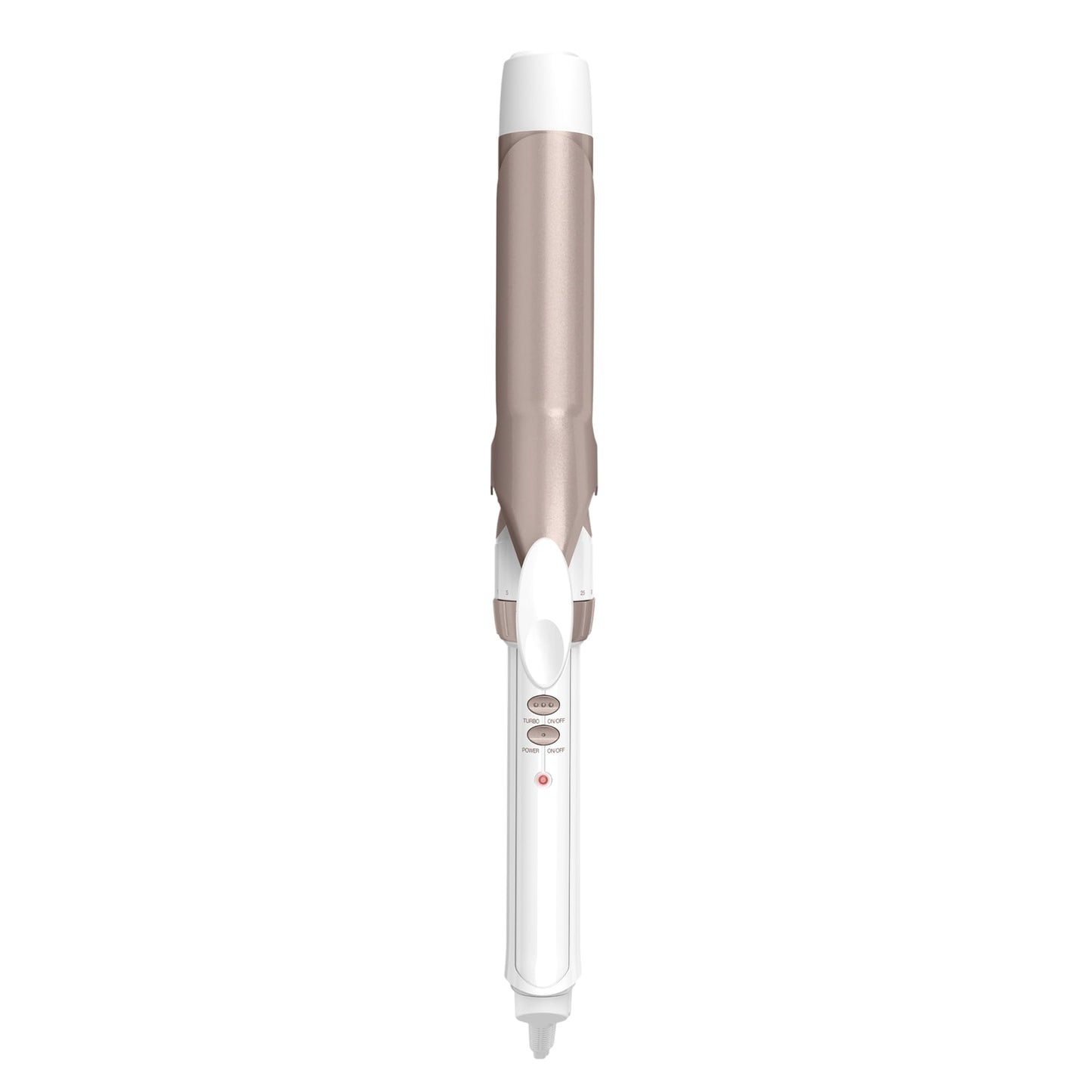 Conair Curling Iron, Double Ceramic, 1" Barrel, White/Rose Gold