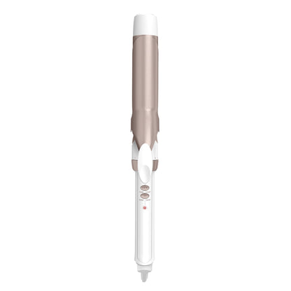 Conair Curling Iron, Double Ceramic, 1" Barrel, White/Rose Gold