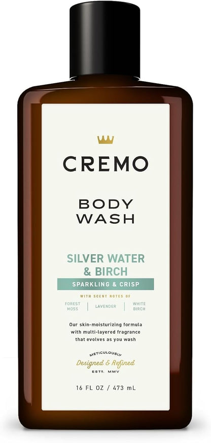 Cremo Body Wash for Men, Cypress Santal, 16 Fl Oz