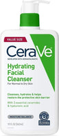 CeraVe Hydrating Cleanser with Hyaluronic Acid, Face Wash for Dry Skin,16oz