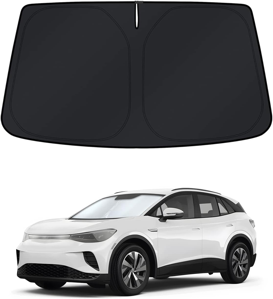 KUST Windshield Sun Shade for 2016 2017 2018 2019 2020 2021 2022 BMW X1 F48 Accessories Custom Fit Sunshade Foldable Window Sun Visor Protector Blocks UV Rays Keep Your Car Cooler