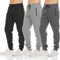 PURE CHAMP Sweatpants for Men 3 Pack Fleece Athletic Workout Joggers Mens Sweatpants with Zipper Pockets Size S-3XL