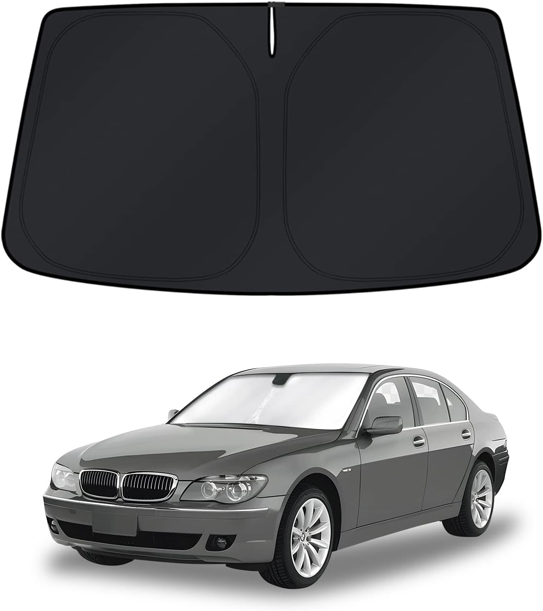 KUST Windshield Sun Shade for 2016 2017 2018 2019 2020 2021 2022 BMW X1 F48 Accessories Custom Fit Sunshade Foldable Window Sun Visor Protector Blocks UV Rays Keep Your Car Cooler