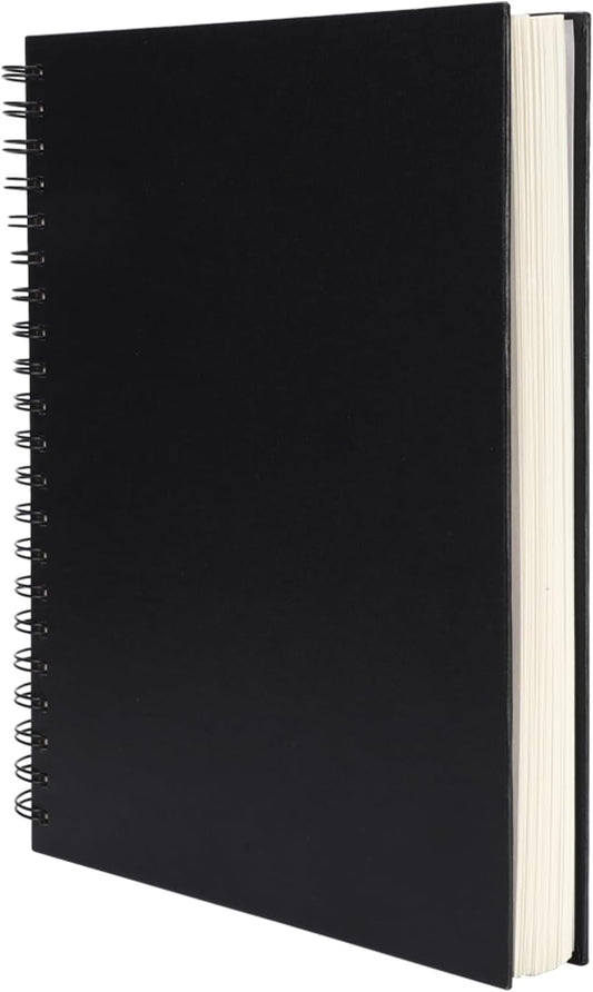 Hardbound Sketch Book, Spiral Bound, 8.5x11 inches