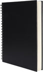 Hardbound Sketch Book, Spiral Bound, 8.5x11 inches