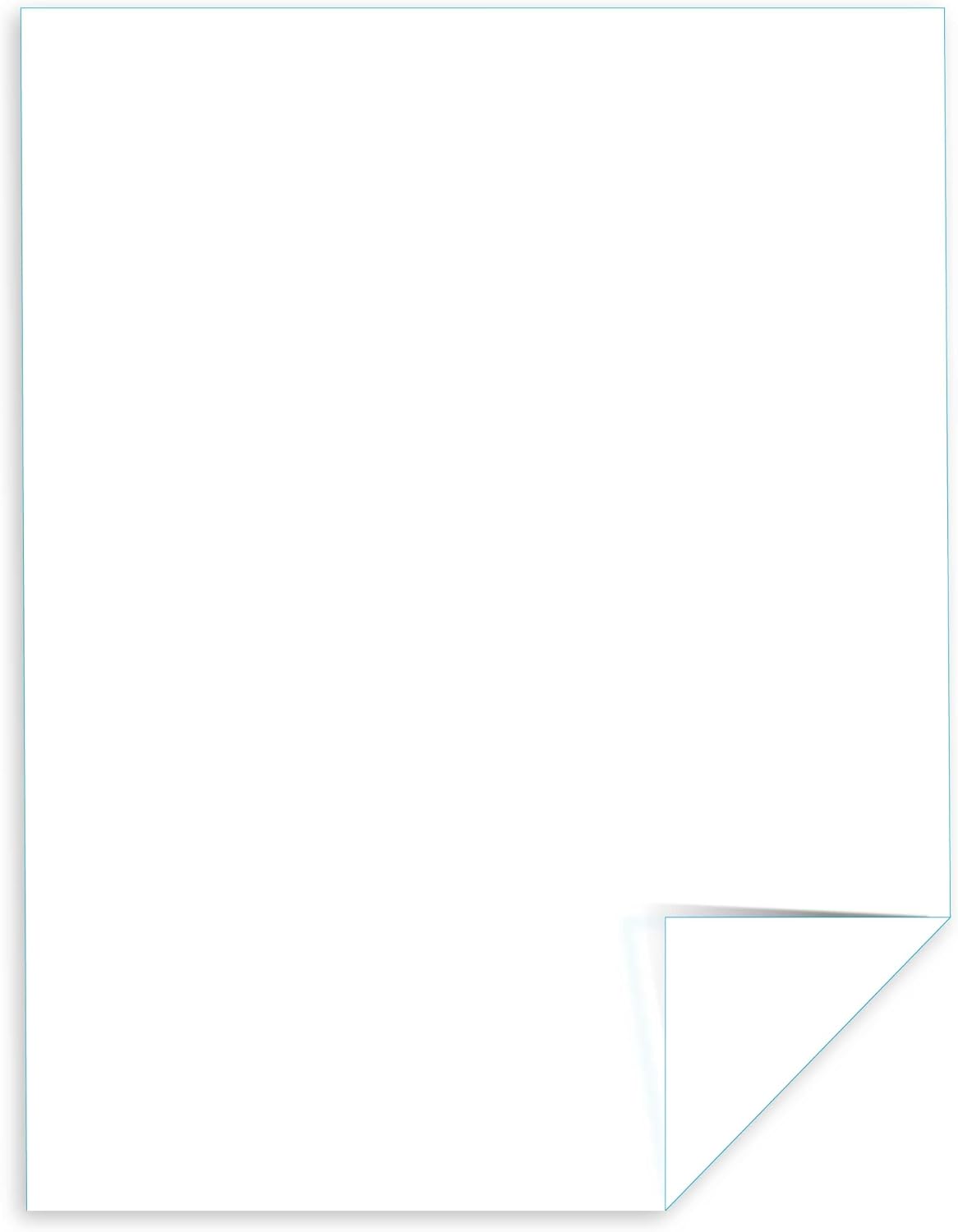 Neenah Index Cardstock, 8.5" x 11", 90 lb./163 gsm, White, 300 Sheets, Lightweight, 94 Brightness - EXTRA SHEETS, MORE VALUE! (91437)