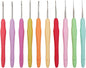 Yarniss Crochet Hooks,14 Size Ergonomic Crochet Hooks Set 2mm(B)-10mm(N)