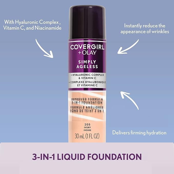 COVERGIRL Simply Ageless 3-in-1 Foundation - 240 Natural Beige