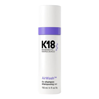 K18 AirWash™ Dry Shampoo, Non-Aerosol, Balances Scalp & Controls Excess Oil Production