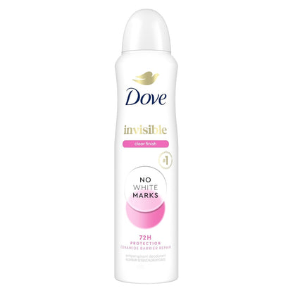 Dove Invisible Antiperspirant Dry Spray Clear Finish 3PK 3.8 oz