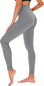 TNNZEET High Waisted Leggings for Women - No See Through Tummy Control Cycling Workout Yoga Pants with Pockets Reg & Plus