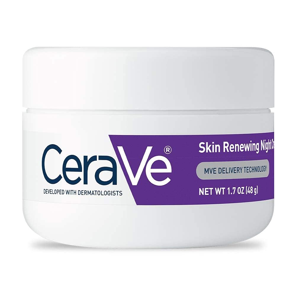 CeraVe Night Cream, Face Moisturizer, Skin Care for Dry Skin, 1.7oz