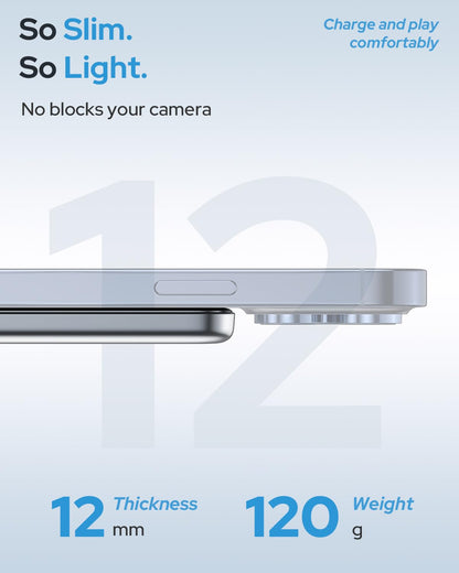 for Magsafe Portable Charger, 5000mAh Slim Wireless Magnetic Power Bank