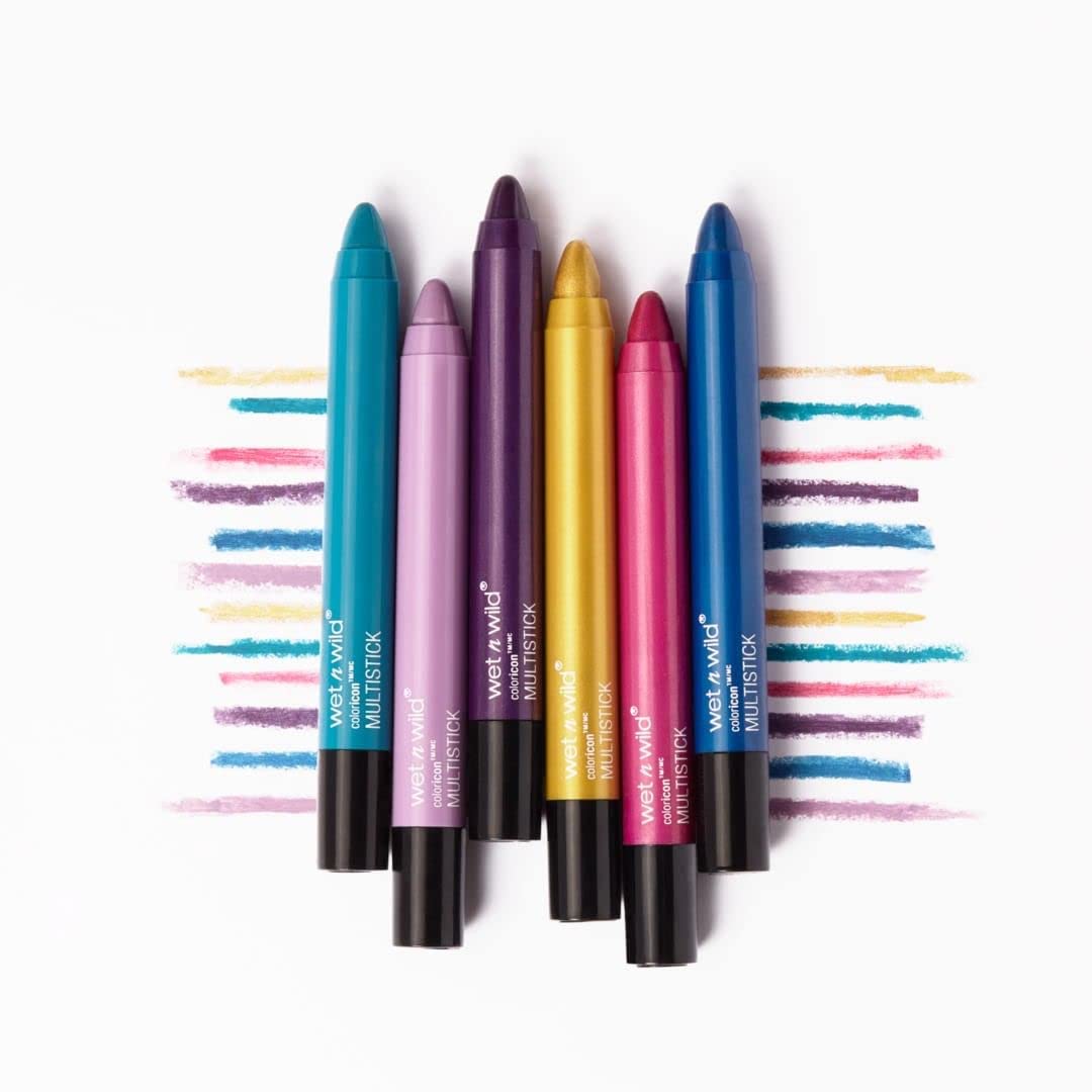 wet n wild Color Icon Cream Eyeliner Eyeshadow Multi-Stick, Moisturizing, Nourishing Velvety Cream-to-Powder Buildable & Blendable Formula, Cruelty-Free & Vegan - Brown Sugar