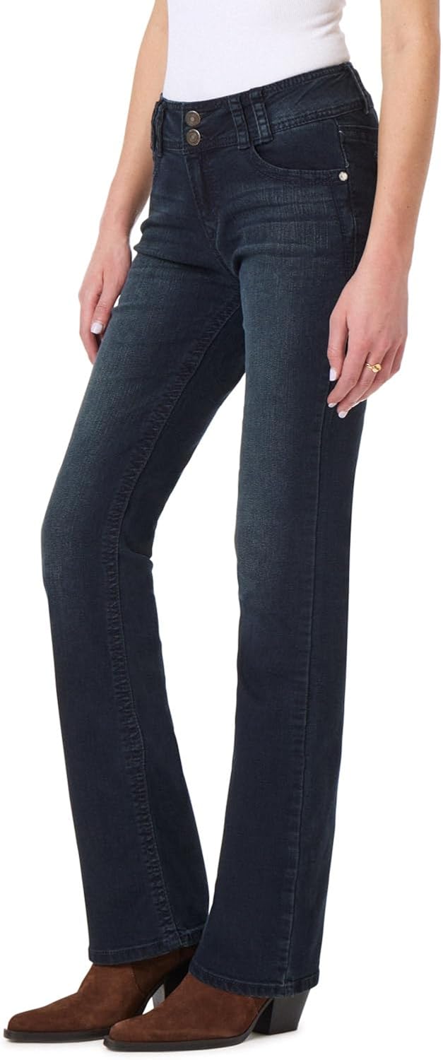 WallFlower Luscious Curvy Bootcut Jeans for Women, Sizes 0-24
