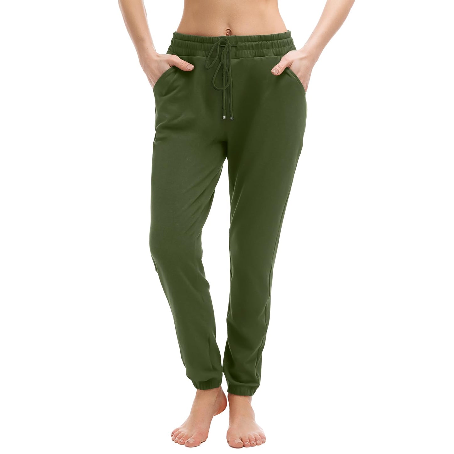 Walifrey Joggers with Pockets, Drawstring Sweatpants Women