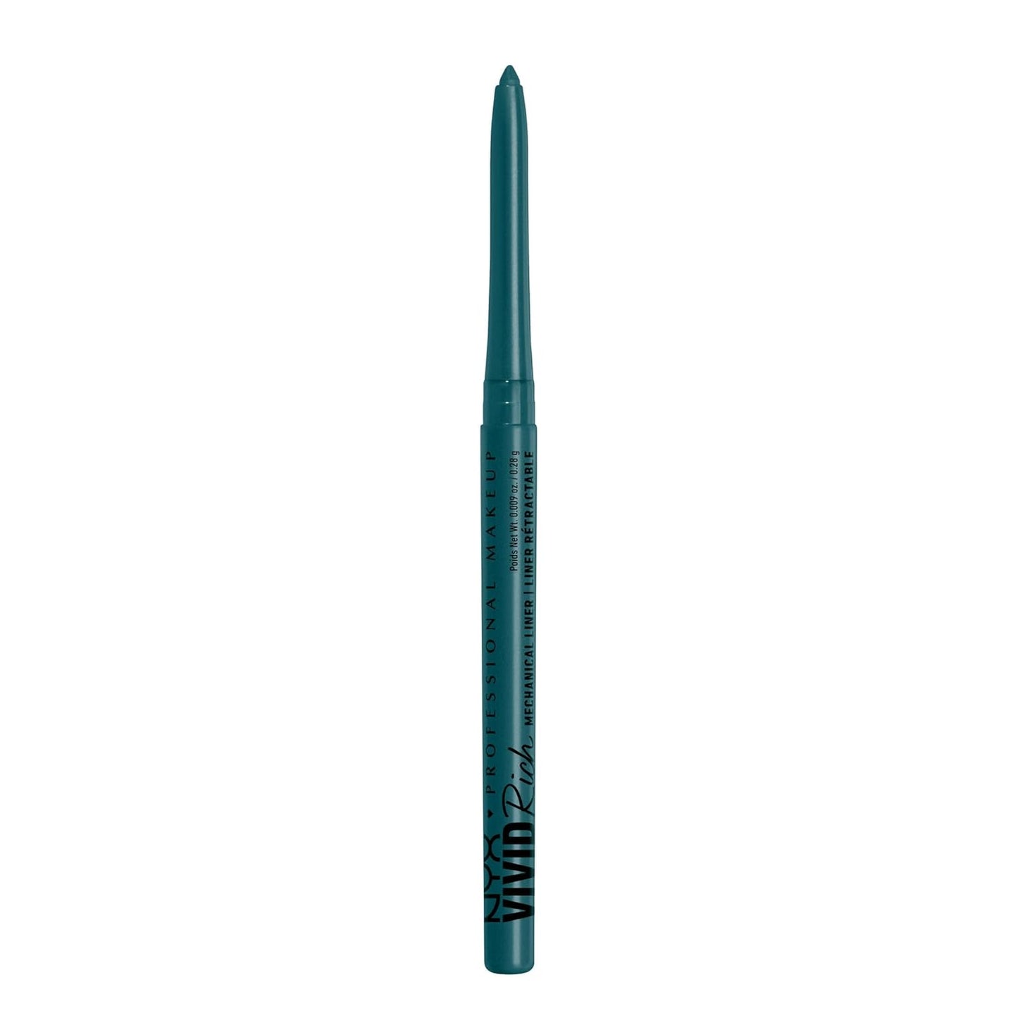 NYX PROFESSIONAL MAKEUP Mechanical Eye Pencil,Vivid Rich Mechanical, Creamy Retractable Eyeliner - Always Onyx, Black Eyeliner