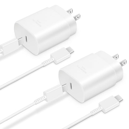 GUUSMART Type C Charger 2-Pack 25W Long 6ft USB C Charger Cable