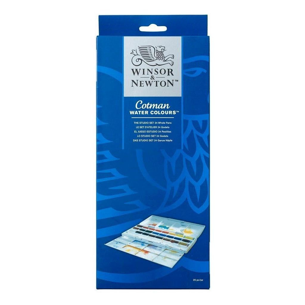 Winsor & Newton Cotman Watercolor Paint Set, Sketchers' Pocket Set