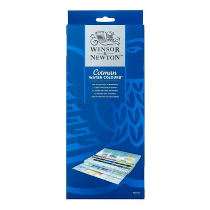Winsor & Newton Cotman Watercolor Paint Set, Sketchers' Pocket Set