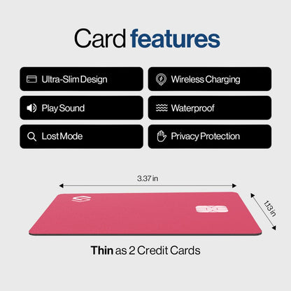 SPOTMINDERS Apple MFi Certified Wallet Tracking Card Black 4-Pack Travel Gifts for Him Works with Apple Find My Rechargeable Tracker IP68 Waterproof 0.07" Slim iPhone Item Finder for Luggage Passport