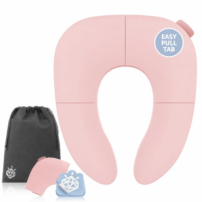 Jool Baby Folding Travel Potty Training Seat – Easy-Remove Pull Tab (Sage)