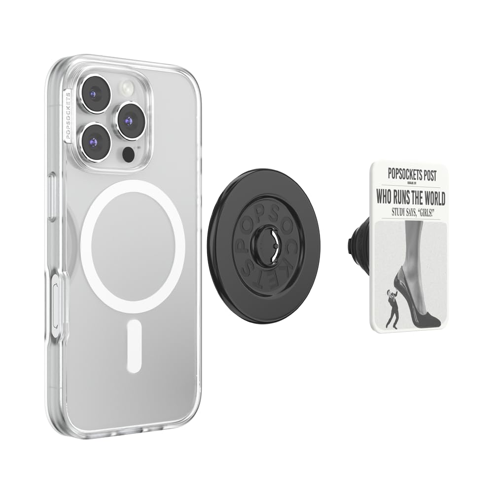 PopSockets Adhesive Phone Grip, Holder- Lace Noir